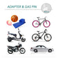 Bicycle Floor Pump 160PSI Bike Air Pump with Gauge Presta & Schrader Valves Tire Tube Inflator with Multifunction Ball