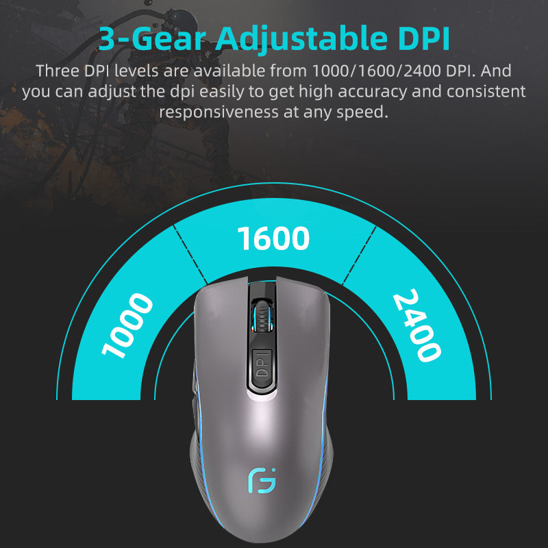 X9 Rechargeable Wireless Mouse 2.4G+Bluetooth Dual Mode Mute Mouse Ultra-thin Silent Ergonomic Mouse For Laptops and PC