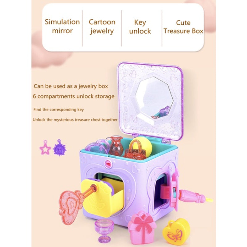 Surprise Treasure Box Children's Surprise Box Magic Treasure Box Princess Demolition Blind Box Boy Girl Random Color Toy