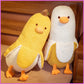 Banana Duck Plush Toy 50cm/19.69in Super Soft PP Cotton Stuffed Plushie 50cm Creative Adorkable Large Home