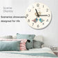 Clock Living Room Home Wall Clock Bedroom Noiseless Clock Ins Wall Creative Fashion Quartz Clock Internet Celebrity