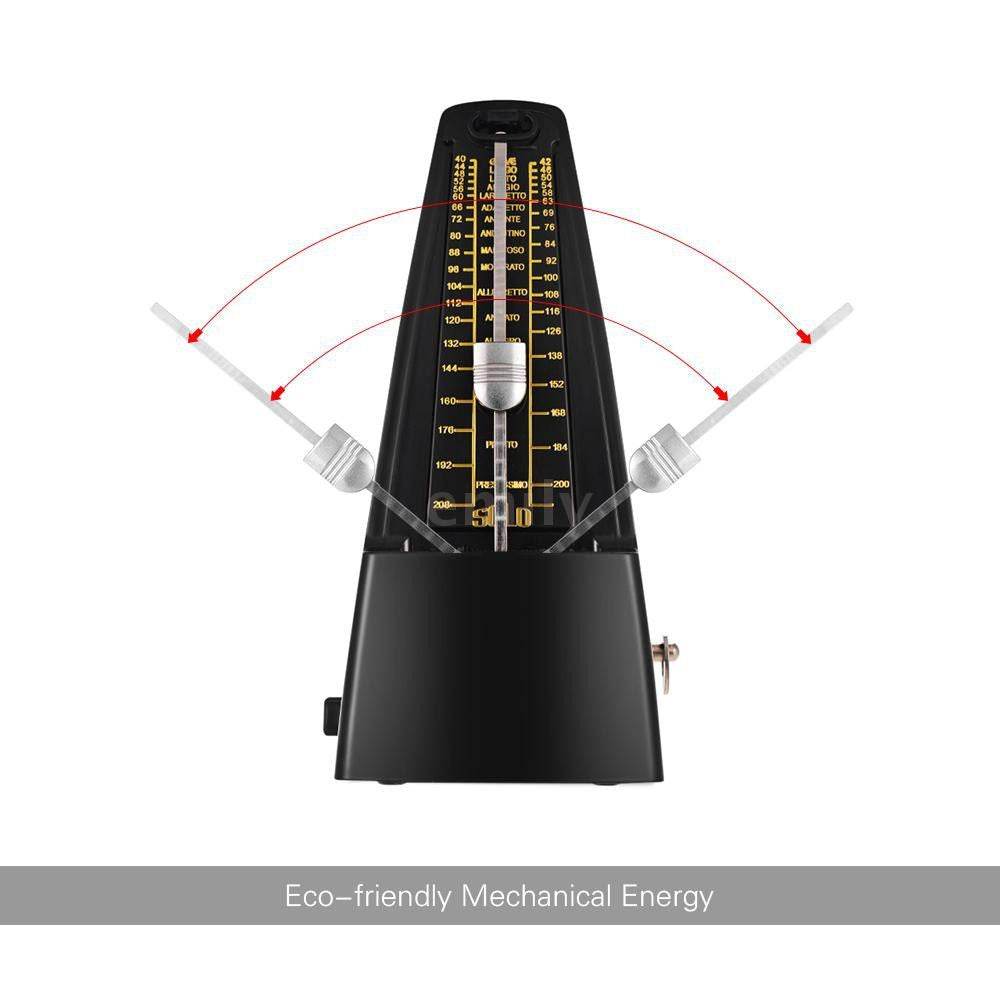 Standard Universal Mechanical Metronome ABS Material For Guitar Piano Drum Violin Musical Instrument Practice Grade Test