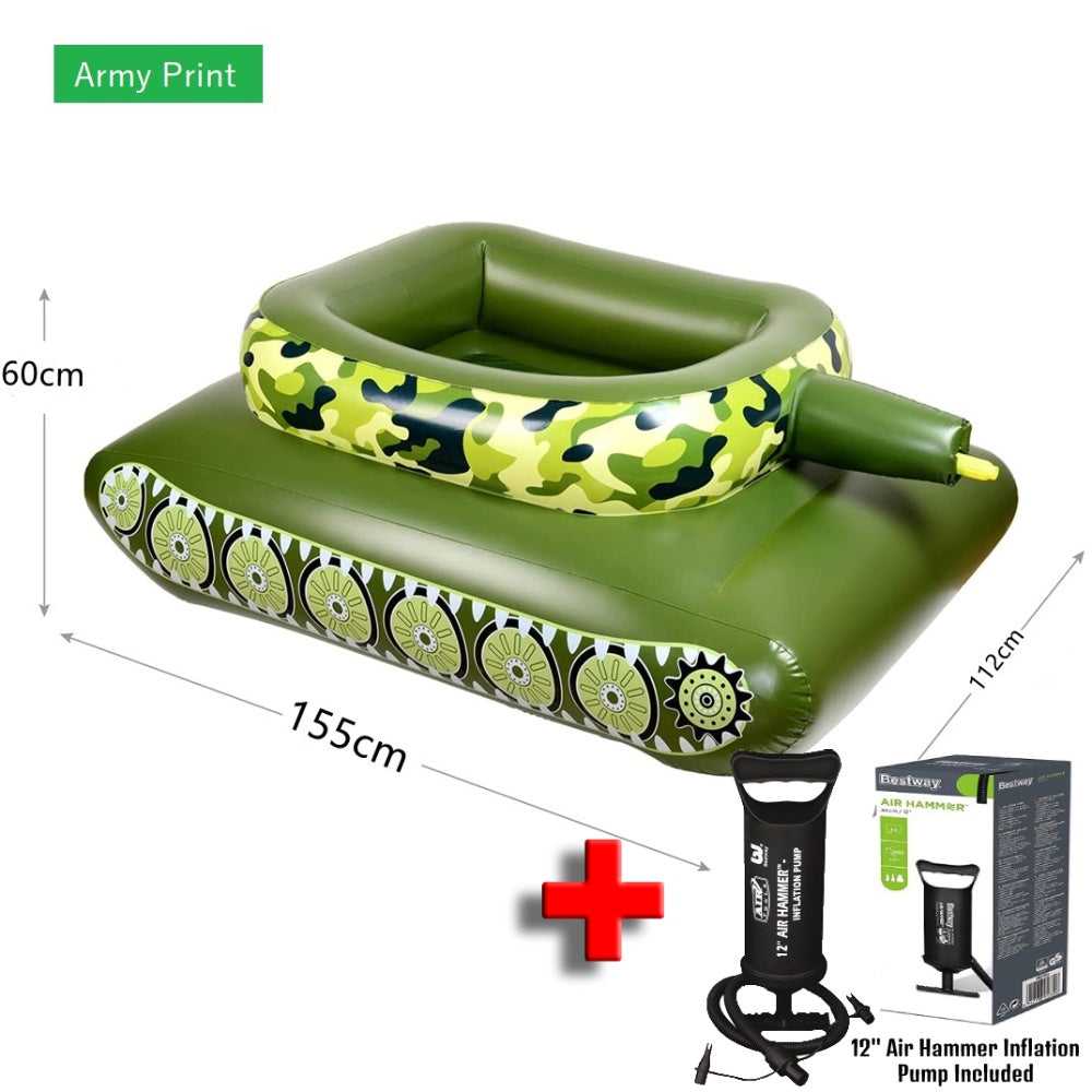 Copy of Copy of Large beach tank shoot water inflatable float swimming pool party raft floatie