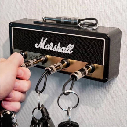 Key Holder Storage Rack for Marshall Guitar Pluginz Keychain Holder Electric Key Rack Home Improvement Vintage Amplifier