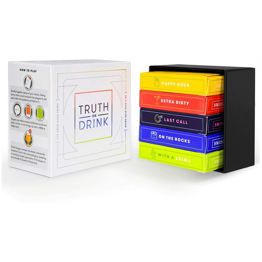 Truth or Drink - Fun Drinking Card Game Party Game Adult Birthday Drinks Strategy Party Camping Board Game