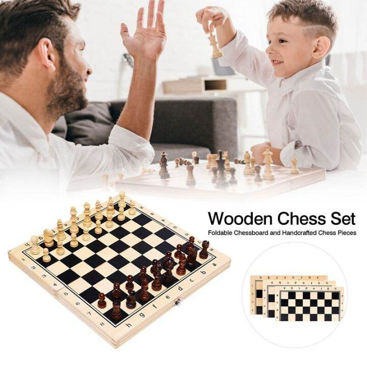 Copy of Copy of Top Quality Chess Set Wooden Folding Magnetic Solid Wood Chessboard Magnetic Pieces Entertainment Board Games Children