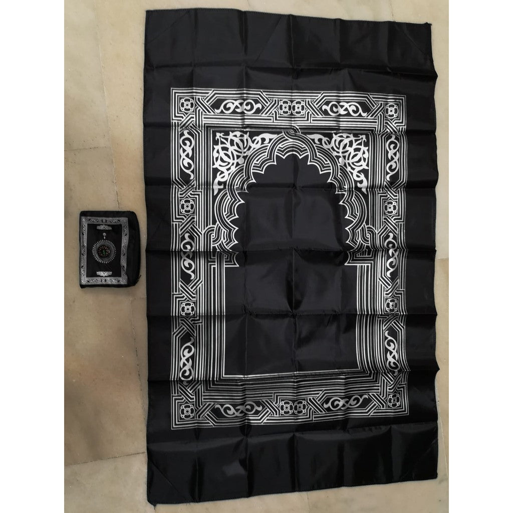 Copy of Islamic Muslim Prayer Mat Rug with Compass, Waterproof, portable and suitable for travel