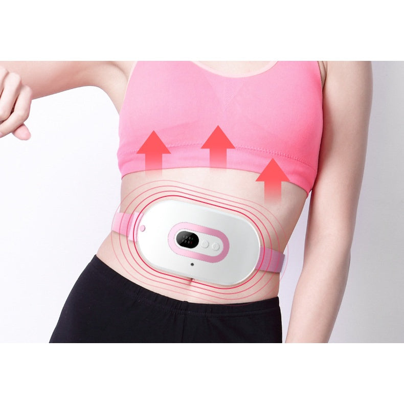 Wireless Massage Menstrual Pain Relief Abdomen Heating Massager Electric Warm Belt Women Vibrating Massage Rechargeable