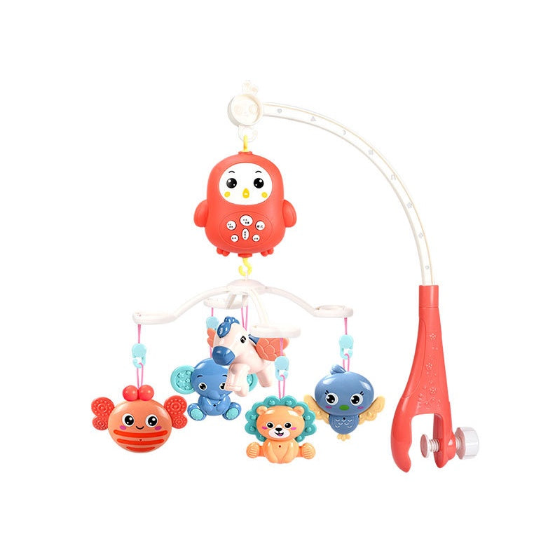 Baby Cot Bed Hanging Crib Music Detachable Mobile Toy Bassinet Toys Bed Bell Kids Rattles Musical Play For Development