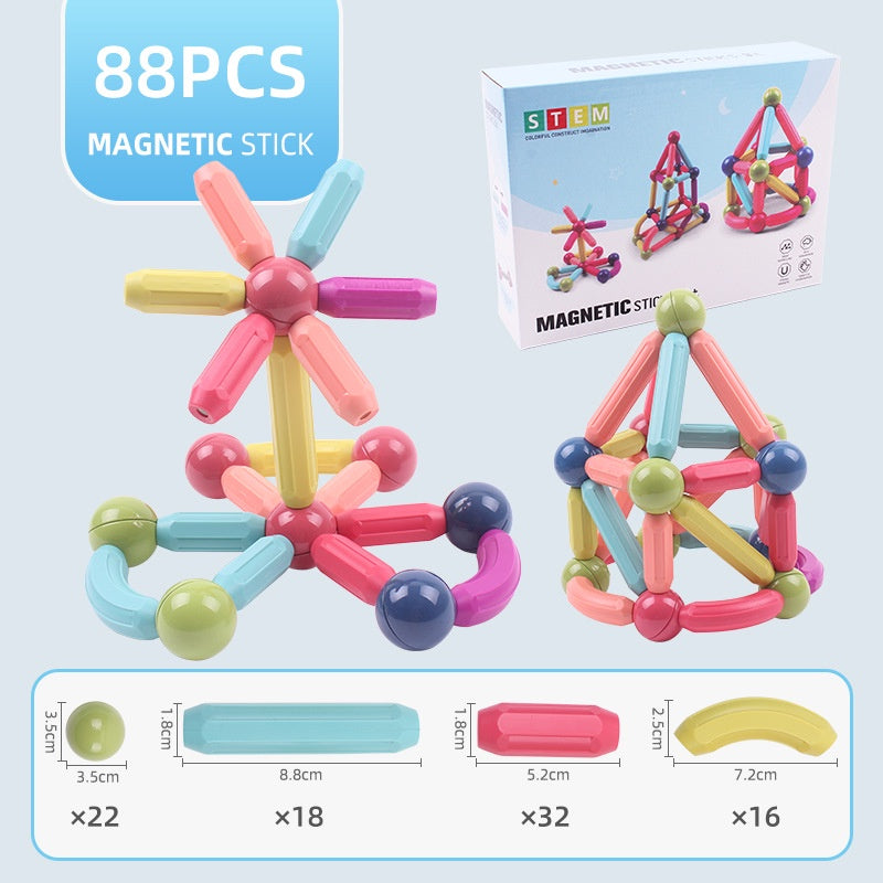 Copy of Magnetic Rods Set Building Blocks Sticks Magnet Puzzle Magnetic Sticks Construction Set STEM Educational Toy