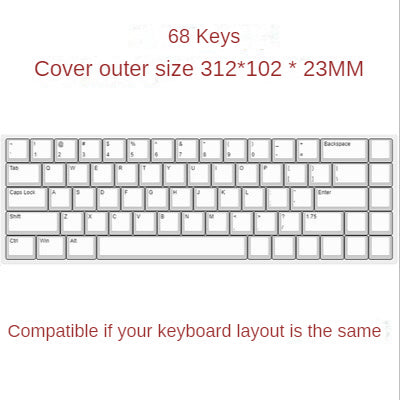 Keyboard Acrylic Dust Cover Anti Dust Guard Cap For Mechanical Keyboards For Desktop Computer Transparent Acrylic Cover