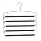 Copy of Pants Hanger 5 Layers Stainless Steel Non-Slip Foam Swing Arm Space Saving Clothes Slack Hangers Storage Organizer