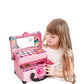 Non-toxic 32PCS Kids Real Makeup for Girls Kit Washable Mild Makeup Set Retro Beauty Pretend Play