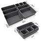 8Pcs Home Divide Drawer Organizer Box Jewelry Makeup Storage Case for Office Kitchen Bedroom Desk Organization