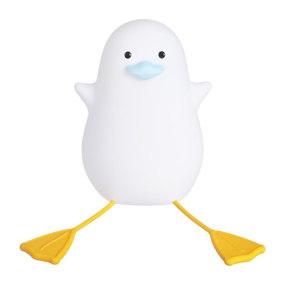 Richu Duck Shape LED Bedroom Lamp Silicone Touch Night Light for Home Decoration Adorable And Lovely Lamp High Quality