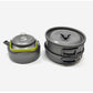 Camping and Hiking Cooking Set Nonstick Aluminum Portable Outdoor Tableware Kettle Pot Frying Pan Cookware