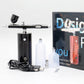 Auto Airbrush Kit Rechargeable Handheld Dual-Action Mini Air Compressor Airbrush Set with 0.4mm Nozzles, Portable