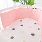 1.8M Nordic Baby Bed Bumper Crib Sides Flounces Cot Bumper for Newborn Baby Cotton Beddings Baby Room Decoration Sidings