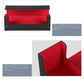 MTG Desk Box 400 Card Desk Box Card Storage Box Deck Box PU Leather Deck Box for Trading Card Games (Black+Red)