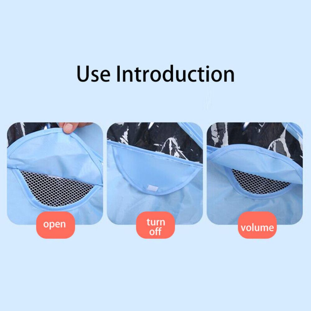 Colorful Baby Loved Stroller Rain Cover Universal Stroller Weather Shield Waterproof Windproof Dustproof Protection