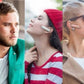 K1 Voice Control Ear Hook Wireless Bluetooth Stereo Earphone Handsfree Headphone Dynamic Double Wheat Noise Reduction