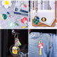200Pcs DIY Round Acrylic Keychain Blanks Acrylic Clear Circle Discs Keychain Set for DIY Keychain Vinyl Crafting