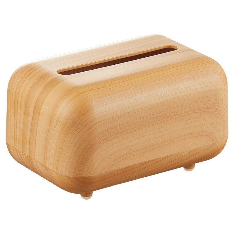 2022 Wooden Paper Towel Box New Household Desktop Napkin Storage Drawer Creative Desktop Drawer Box Modern Tissue Holder