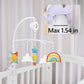 Baby Colorful Adorable And Gentle Cloud Cot Mobile / Wind-Up Cot Mobile / Crib Musical Infant Toy For Early Development