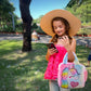 Children's Plush Waist Bag Unicorn Cartoon Shoulder Messenger Multicolor Cute Girls Rainbow Unicorn Embroidered Pattern