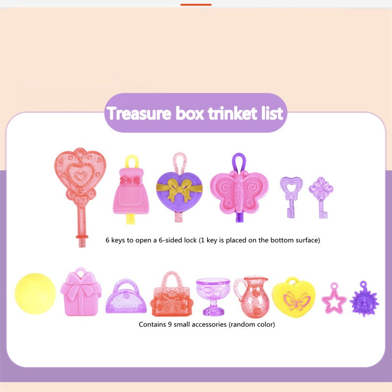 Surprise Treasure Box Children's Surprise Box Magic Treasure Box Princess Demolition Blind Box Boy Girl Random Color Toy