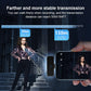 Wireless Lavalier Microphone Compact Portable Lapel Mic With Dual-Channel Recording LCD for iPhone Android Laptop Live