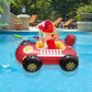 Kids Car Float Built-in Squirt Gun Beach Inflatable Swimming Floatie Pool Raft