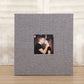 Copy of Copy of Linen Photo Album Self-Adhesive Scrapbook DIY Memory Photo Album Birthday Gift Wedding Anniversary Photo Album-Gray