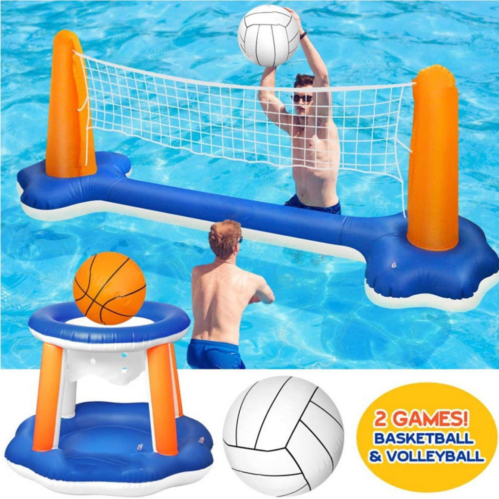 Large floatie beach pool volleyball inflatable float swimming party Toy Water Sports Basketball Handball Accessory Game