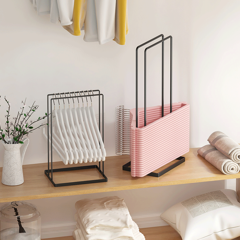 Hanger Storage Organizer Hanger Stacker Rack for Laundry Closet Hanger Holder Home Organization Modern Hanger Tower