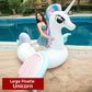 Large floatie beach unicorn inflatable float swimming pool party raft unique