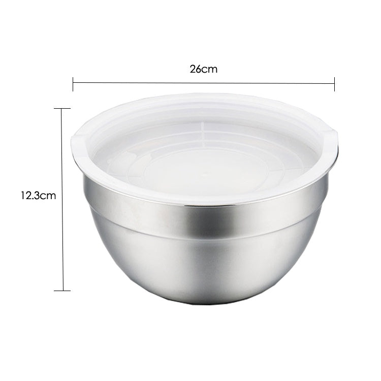 Premium Stainless Steel Mixing Bowl Salad Bowl Baking Usage Kitchen Cooking Mixing Bowls For Salad Cooking Baking Tools