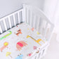 100% Cotton Baby Cot Fitted Sheet Bedsheet Comfortable Soft Mattress Cover Breathable Crib Bed For Infant And Toddler