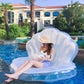 XXL Giant Floatie Beach Beautiful Clam Seashell Pearl Inflatable Float Swimming Pool Party Floats Indoors And Outdoors