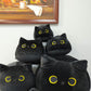 Soft Cute Cat Pillow Plush Black Cat Doll Cute Cat Doll Adorable Stuffed Comfortable Cartoon Super Soft Plush Toy Doll