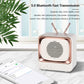 DW02 Portable Bluetooth Speaker Mini Retro TV Style Surround Rechargeable Audio Speaker