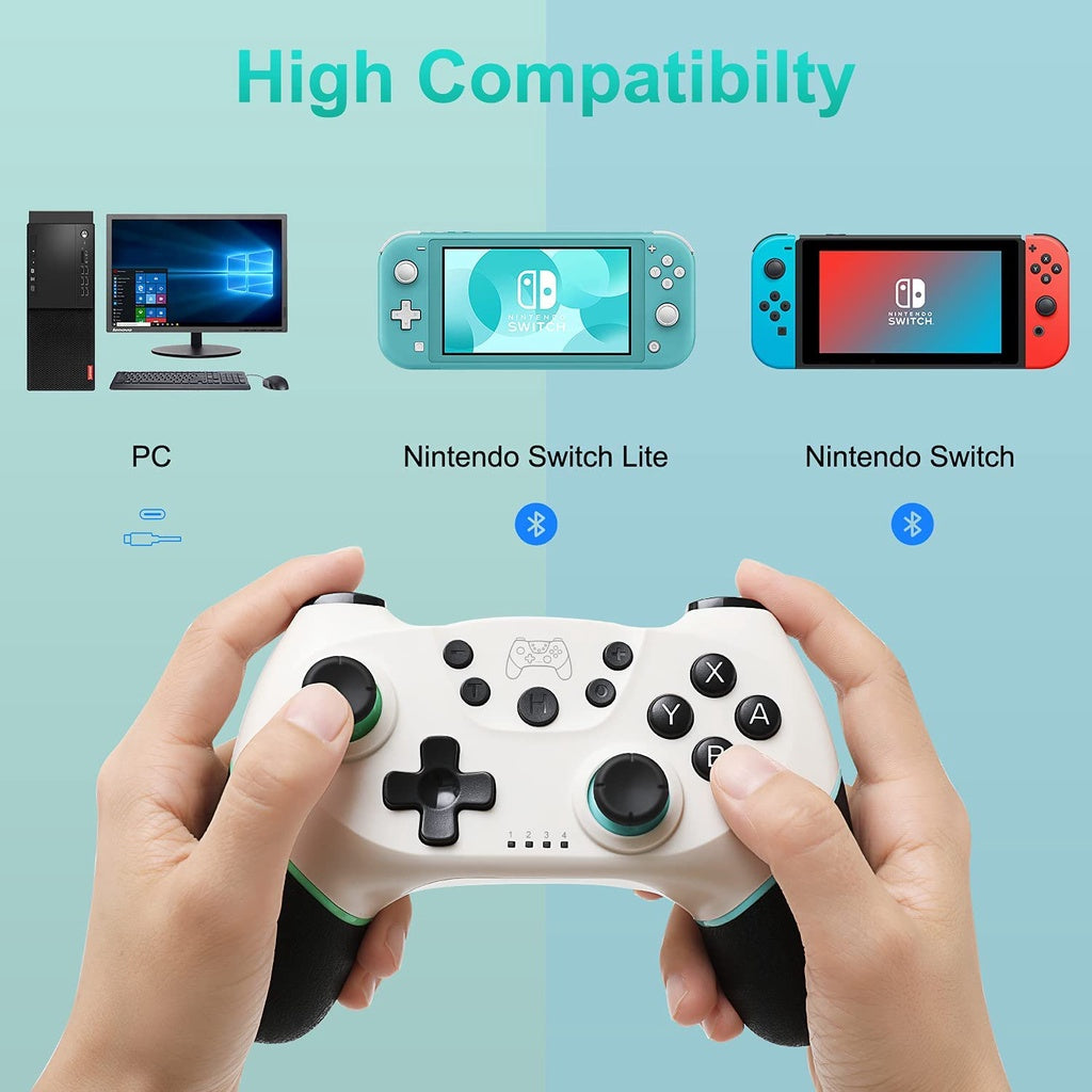 Wireless Bluetooth Controller Gamepad For Switch Pro USB Video Game Joystick Controller For Nintendo Switch Console with 6-Axis