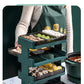 Steamboat Food Organizer Hot Pot Storage Organizer Multifunctional Multi-layer Side Dish Plate For Kitchen