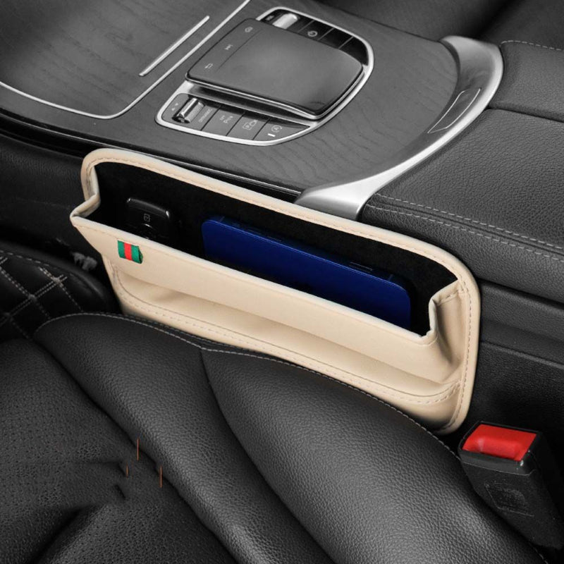 Multifunctional Car Seat Slit Gap Pocket Accessories Mobile Phone Storage Box Car Seat Slot Storage Box Universal Pocket