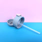 360ml Cartoon Stainless Steel Thermal Flask With Straw Portable Kids Thermos Mug Children Tumbler Drinking Cute Toddlers