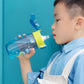 480ml High Quality Kids Water Bottle With Straw Leak-Proof BPA Free Cartoon Durable Plastic Drinking Bottle For Children