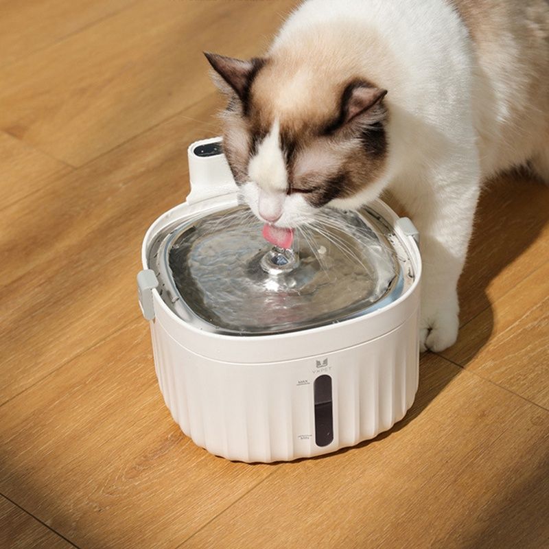 Wireless Pets Cat Water Fountain Auto Feeder Cat Supplies Puppy Water Bowl Intelligent Wireless Automatic Circulation