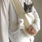 Large Capacity Canvas Bag Cat Bag Pet Home Travel Puppy Dog Carrier Large Sling Bags Hiking Outdoor Casual Shoulder Bags