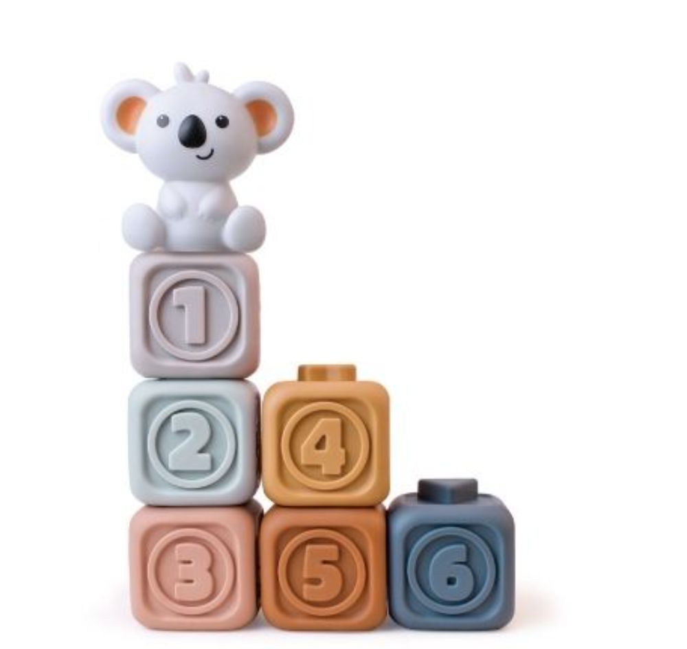 Baby Soft Toy Stacking Plugging Toy Tummy Time Building Block Preschool Activity Interactive Stacking Toy Ideal Gift