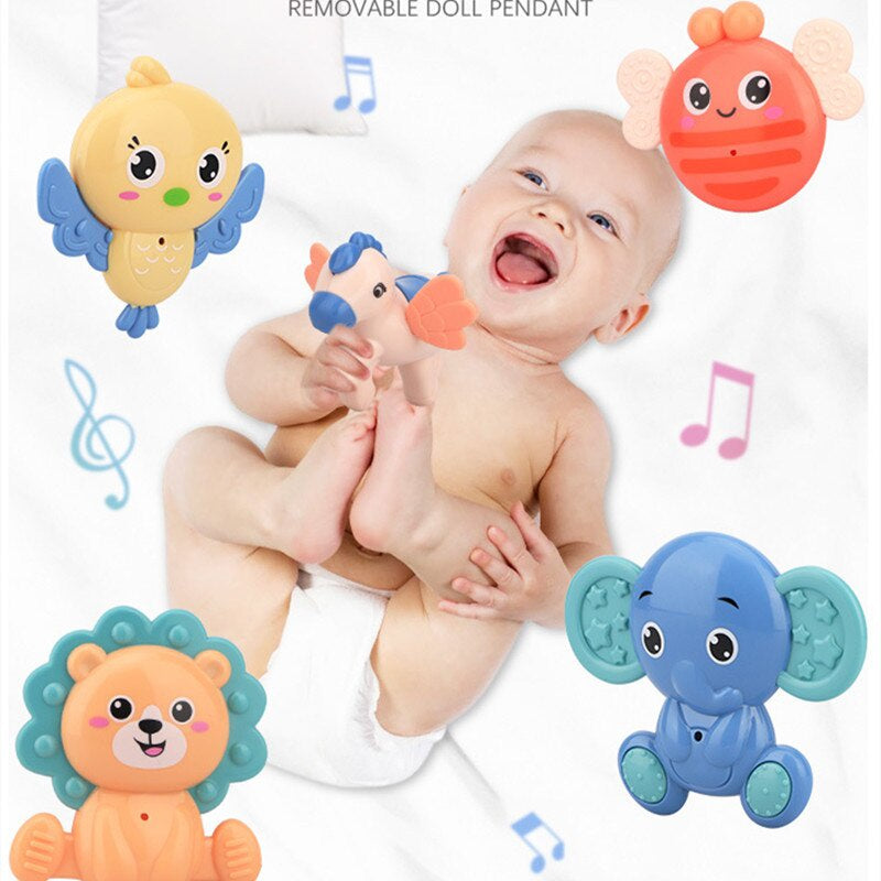 Baby Cot Bed Hanging Crib Music Detachable Mobile Toy Bassinet Toys Bed Bell Kids Rattles Musical Play For Development